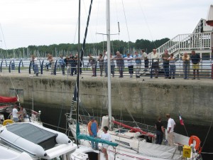 Le passage de l'écluse