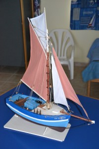 Maquette d'un bateau de plaisance